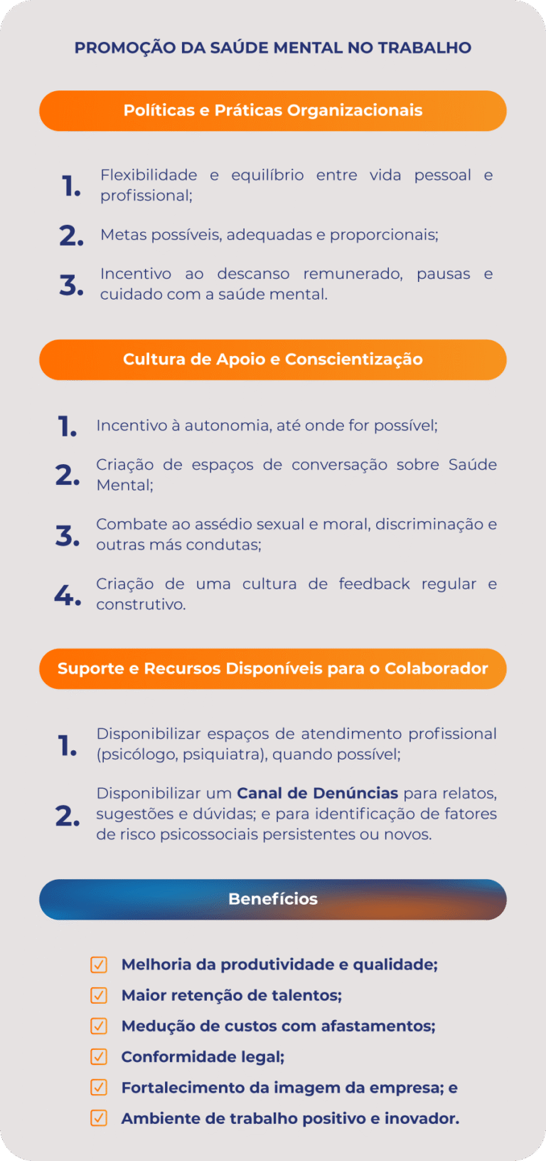 Saúde mental no ambiente de trabalho