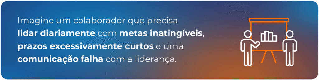Exemplo de riscos psicossociais